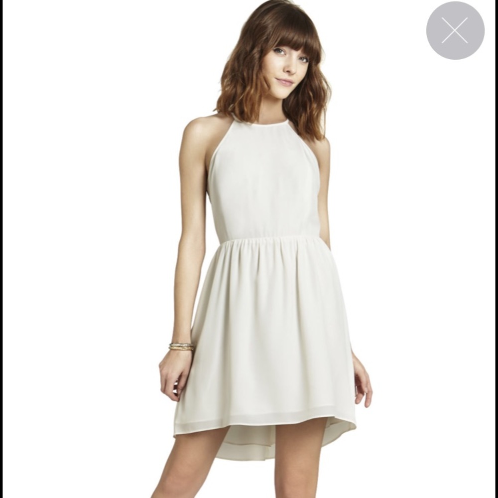 BCBGeneration sheer-back dress